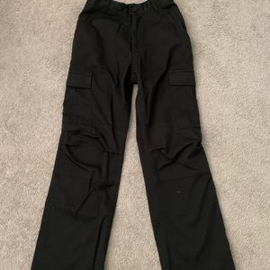 black brandy cargo pants